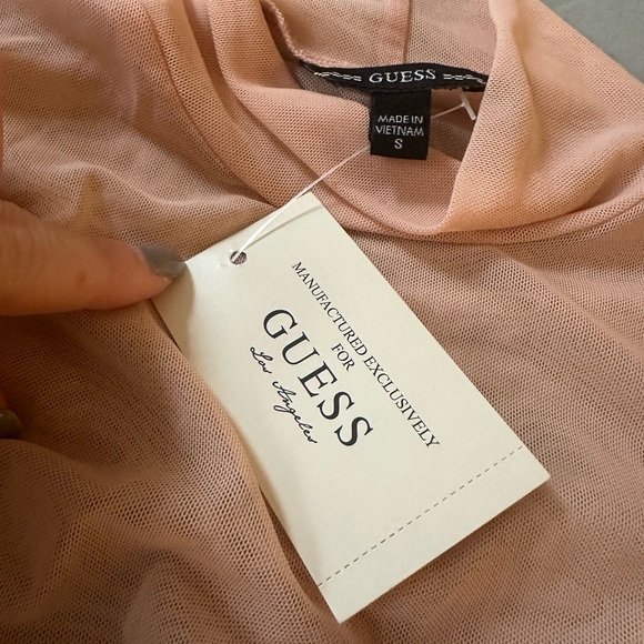 Corset sheer pink Guess body suit NWT - Picture 4 of 4